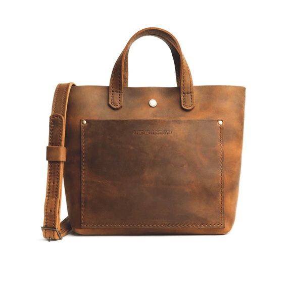 Make a reasonable offer Portland Leather Company mini crossbody tote in Canyon. - Picture 9 of 12